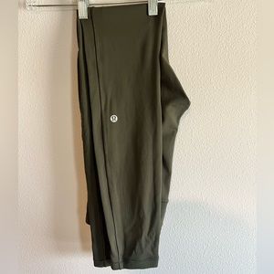 Lululemon Swift Speed High Rise Olive Green 28”